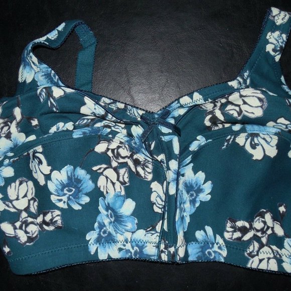 New Womens Wire Free Soft Cotton Floral Size 36G - Picture 4 of 8
